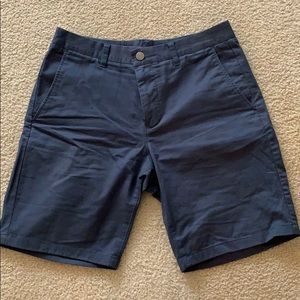 Bonobos Navy Chino Shorts 32 waist 9 inch inseam